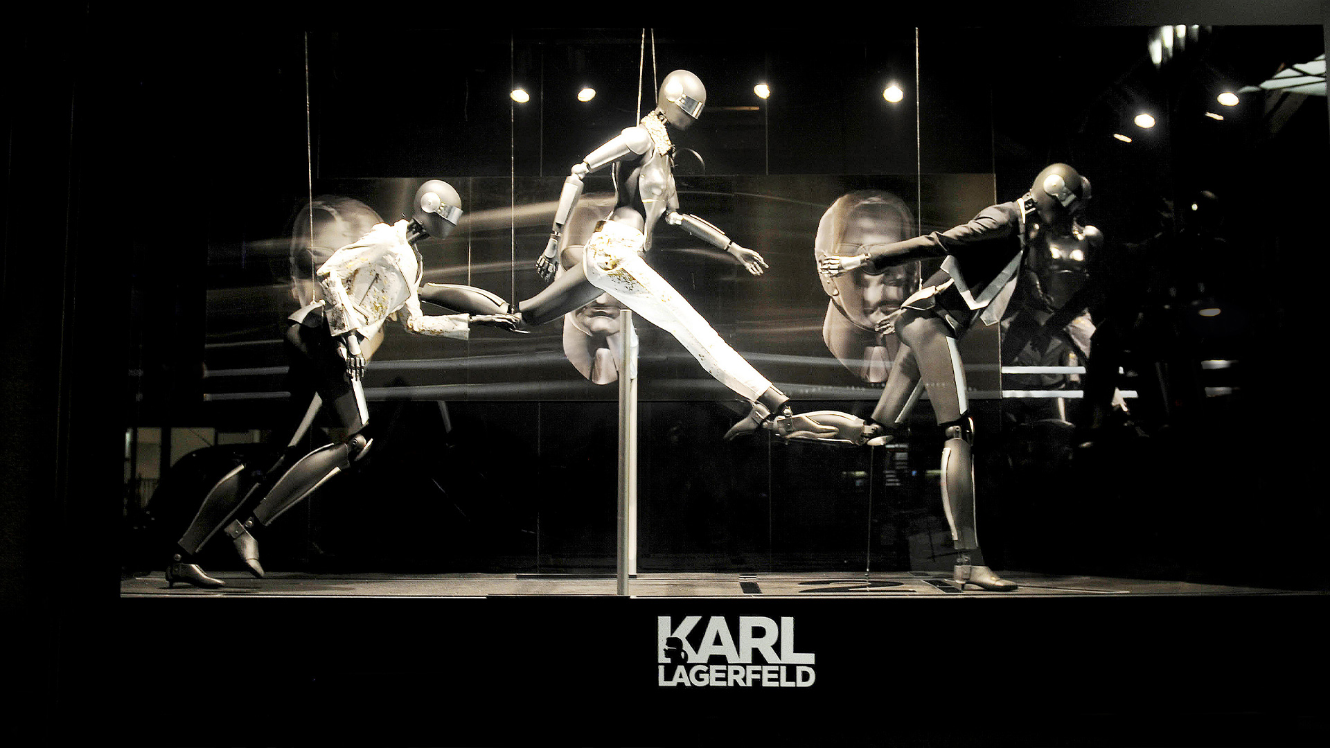 LIGANOVA | Karl Lagerfeld | POS Campaign – Special Window & Instore Installation